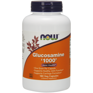 Now Foods Glukozamina HCL 1000 mg, 180 kapsułek
