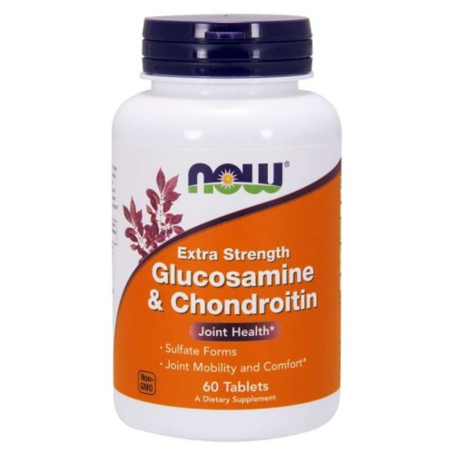 Now Foods glukozamina i chondroityna 60 tabletek