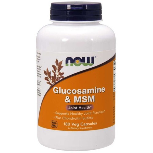 Now Foods glukozamina i msm 180 kapsułek