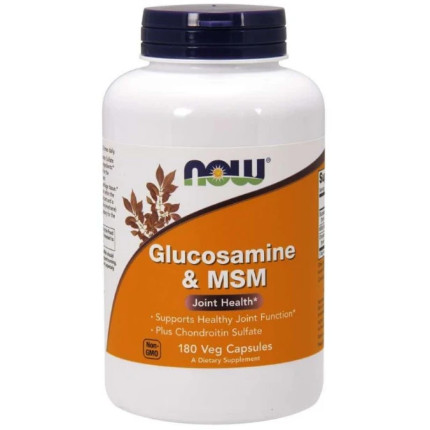 Now Foods glukozamina i msm 180 kapsułek