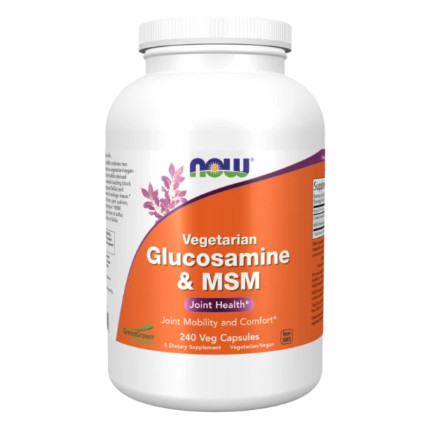 Now Foods glukozamina i msm vegetarian 240 kapsułek