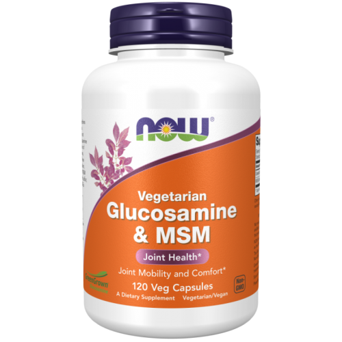 Now Foods wegetariańska glukozamina i msm 120 kapsułek