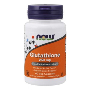 Now Foods Glutation 250 mg, 60 kapsułek