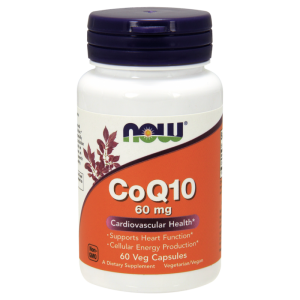 Now Foods Koenzym Q10 60 mg, 60 kapsułek