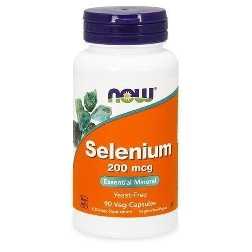 Now Foods selen 200 mcg 90 kapsułek