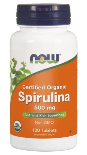 Now foods spirulina 500 mg 100 tabletek