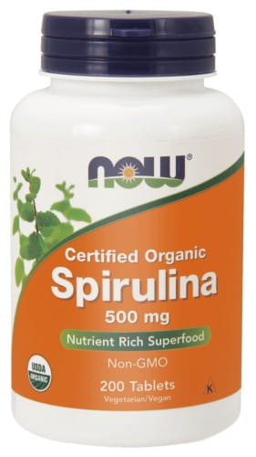 Now foods spirulina 500 mg 200 tabletek
