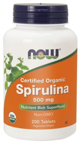 Now foods spirulina 500 mg 200 tabletek