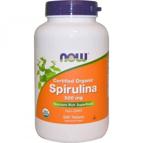 Now foods spirulina 500 mg 500 tabletek