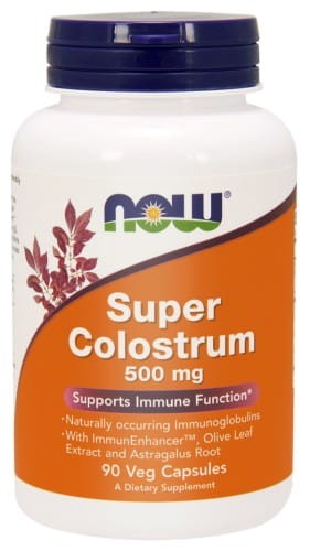 Now Foods, Super Colostrum 500 mg, 90 tabletek