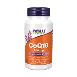 Now Foods Koenzym Q10 200 mg, 60 kapsułek