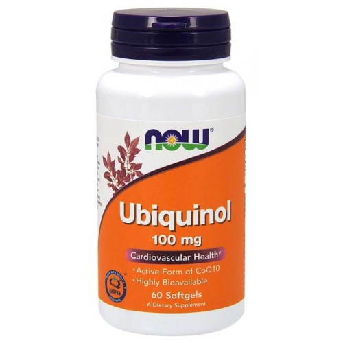 Now Foods ubichinol koenzym q10 100 mg 60 kapsułek