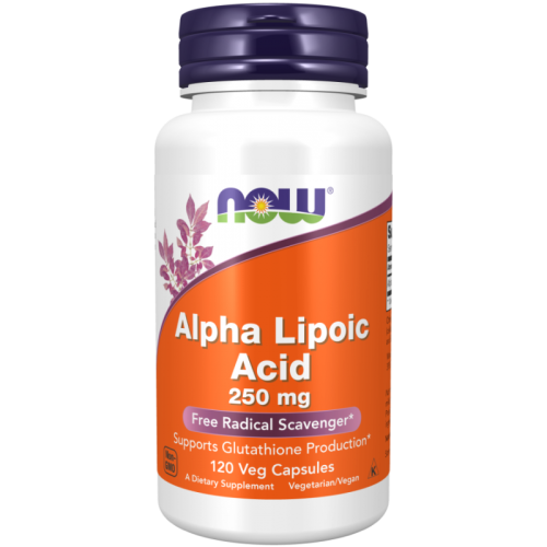 Now Foods kwas liponowy 250 mg  120 kapsułek