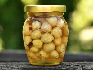 Miód z orzechami laskowymi, 160 g