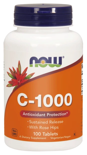Now foods, witamina C 1000 mg z dziką różą, 100 tab