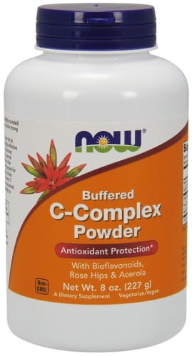 Now Foods, witamina c 1000 mg buforowana complex, proszek 227g