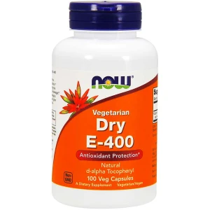 Now Foods, Witamina E-400 VEGETARIAN DRY, 100 kapsułek