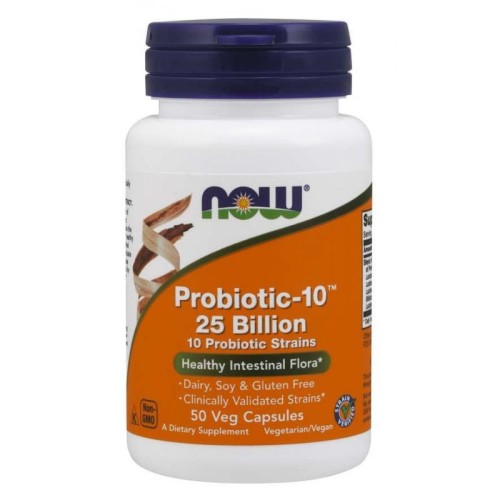 Now Foods probiotic 10 25 miliardów probiotyk 50 kapsułek