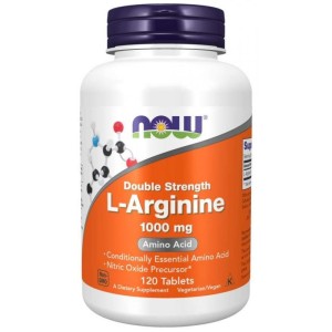 Now Foods L-Arginina 1000 mg, 120 tabletek