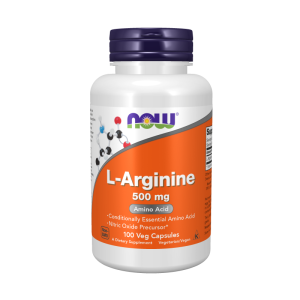 Now Foods L-Arginina 500 mg, 100 kapsułek