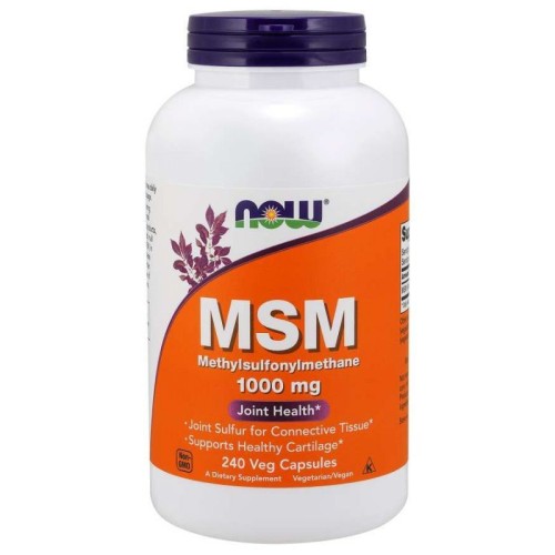 Now Foods msm siarka metylosulfonylometan 1000 mg 240 kapsułek