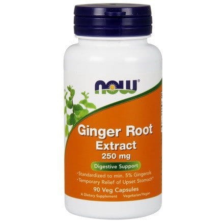 now foods, wyciąg z korzenia imbiru 350 mg, 90 kaps
