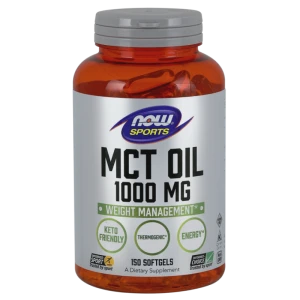Now Foods, MCT Oil 1000 mg, 150 kapsułek