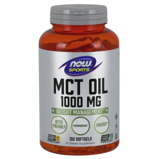 Now Foods mct oil olej mct 1000 mg 150 kapsułek