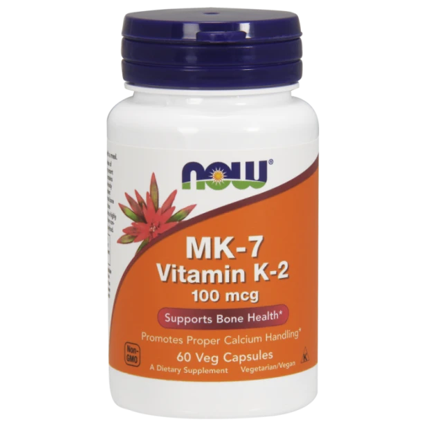 now foods, witamina k2 mk-7 100 mcg, 60 kaps