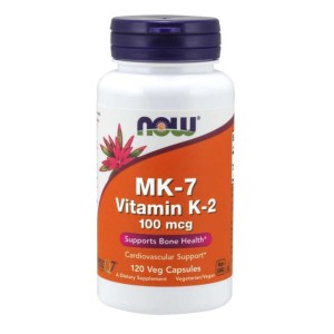 Now Foods., Witamina K2 (Mk-7) 100 mcg, 120 kapsułek