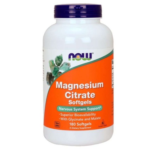 Now Foods cytrynian jabłczan diglicynian magnezu 180 kapsułek
