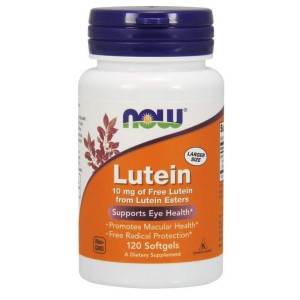 Now Foods Luteina 10 mg, 120 kapsułek