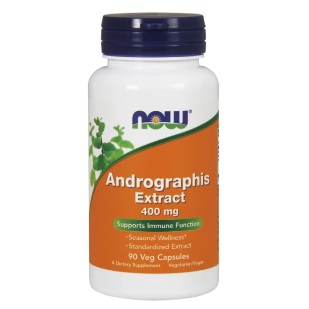 now foods, wyciąg z ziela andrographis 400 mg, 90 kaps
