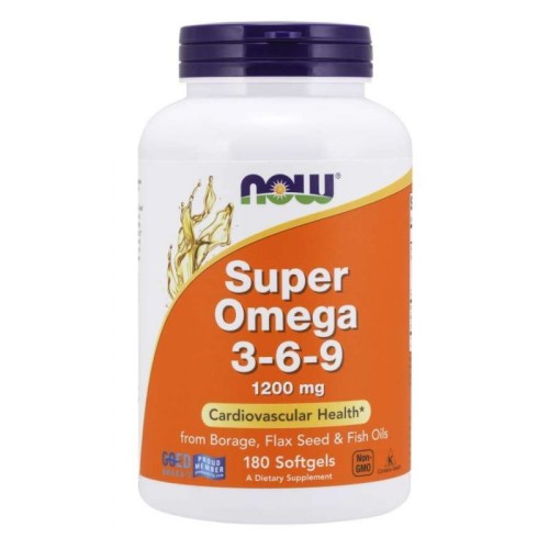 Now Foods super omega 3 6 9 1200 mg 180 kapsułek