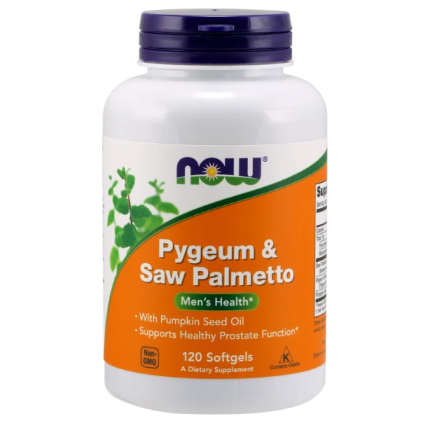 Now Foods śliwa afrykańska palma sabalowa 120 kapsułek
