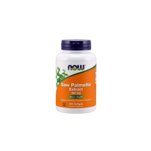 Now Foods, Wyciąg z owocu Palmy Sabalowej 160 mg (Saw Palmetto), 240 kapsułek