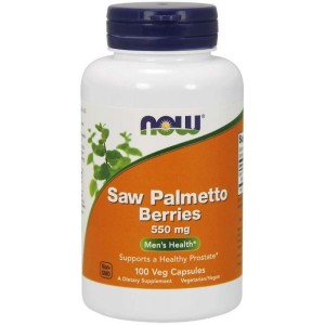 Now Foods Palma sabalowa 550 mg, 100 kapsułek