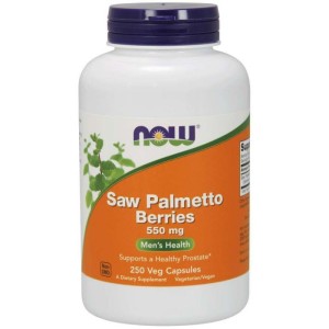 Now Foods Palma sabalowa 550 mg, 250 kapsułek