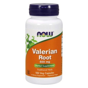 Now Foods, Waleriana 500 mg (Valerian Root), 100 kapsułek