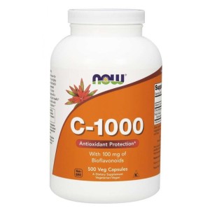 Now Foods Witamina C 1000 mg z bioflawonoidami cytrusowymi, 500 kapsułek
