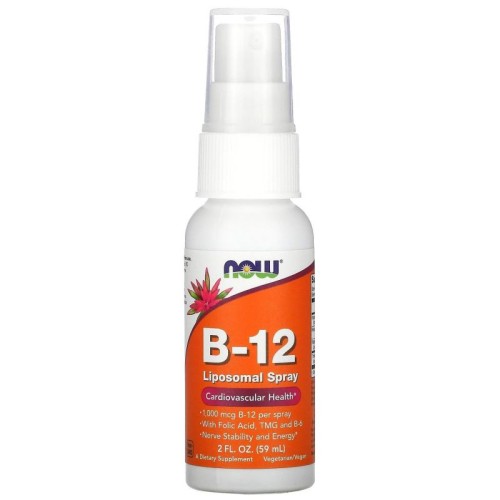 Now foods, witamina b12 spray liposowymi płyn, 59 ml
