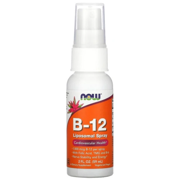 Now foods, witamina b12 spray liposowymi płyn, 59 ml