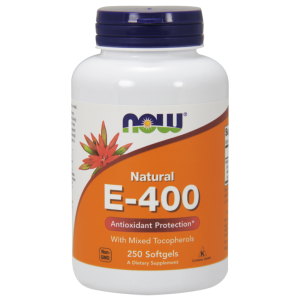 Now Foods Witamina E 400 IU, 250 kapsułek
