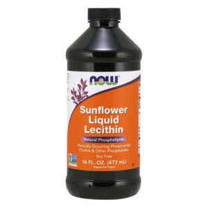 Now Foods Lecytyna z nasion słonecznika, 473 ml