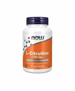 Now Foods, L-Cytrulina 750 mg, 90 kapsułek