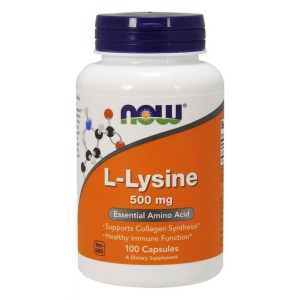 Now Foods L-Lizyna 500 mg, 100 kapsułek