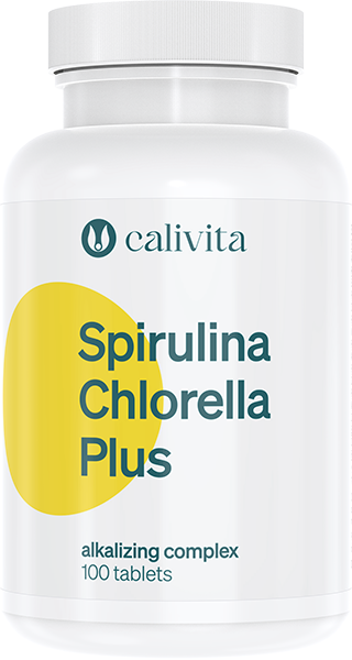 Calivita spirulina chlorella plus 100 tabletek