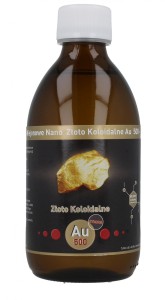 Strong Niejonowe Nano Złoto koloidalne Au 500, 50 ppm, 300 ml