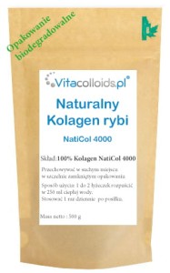 NatiCol® Hydrolizowany kolagen rybi, 500 g