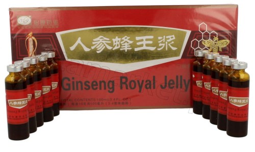 Meridian  Ginseng Royall Jelly - Żeńszeń z mleczkiem pszczelim w ampułkach